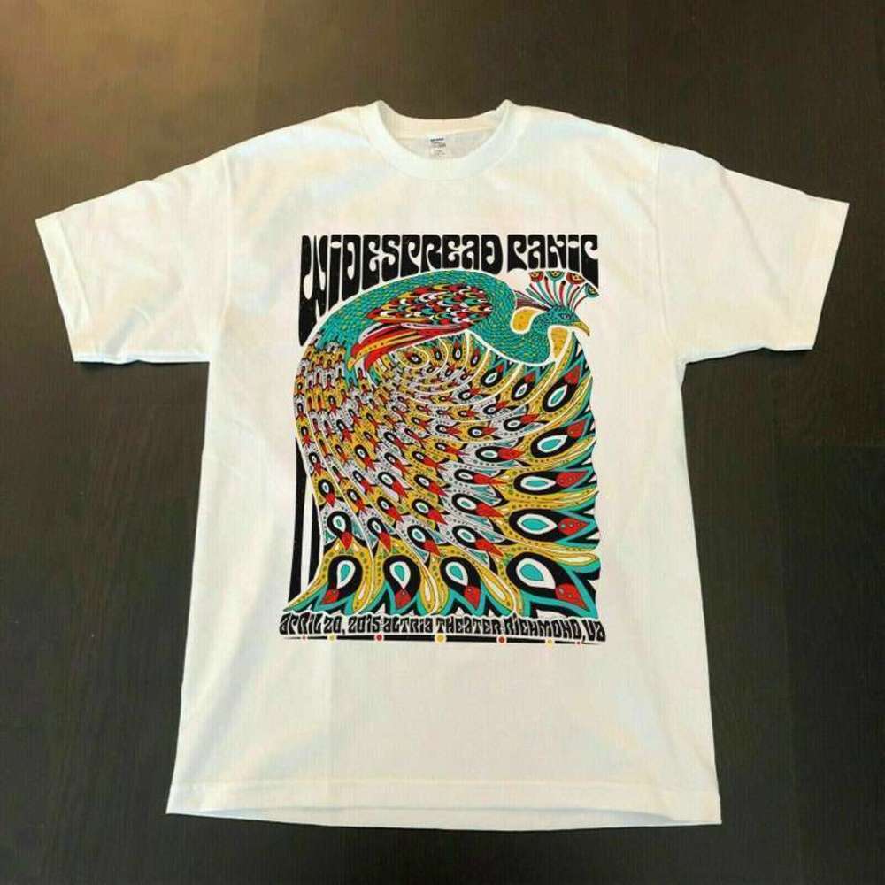 Widespread Panic WSP April 2015 Rock Band Concert Tour Graphic Fan T-Shirt